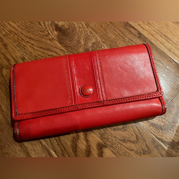 Coach Handbags - Coach wallet used**